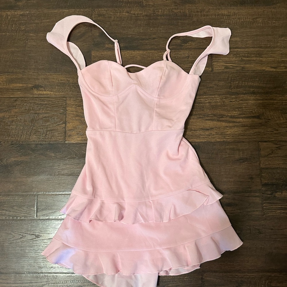 Lucy in the Sky Pink Mini Dress